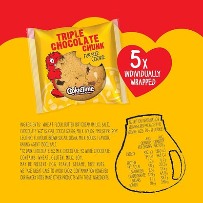 Cookie Time Original Chocolate 5pk (20g x 5) x40 - Vinays Food - Cookie Time