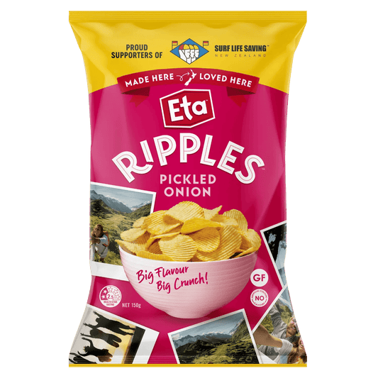 ETA Ripples Pickled Onion 150g x12 - Vinays Food - ETA