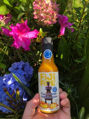 Fiji Fire Tropical Bongo Chilli Hot Sauce 150ml x12 - Vinays Food - Down to Earth