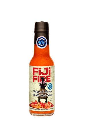 Fiji Fire Twin Pack Bongo Chilli Hot Sauce 150ml x2x6 - Vinays Food - Down to Earth
