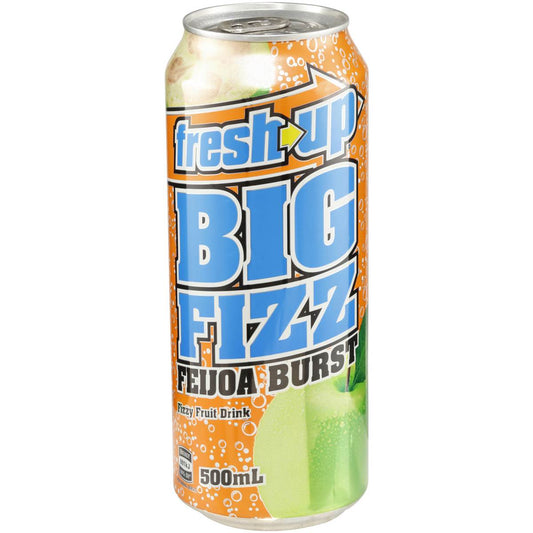 FreshUp BigFizz Feijoa Burst 500ml x12 - Vinays Food - FreshUp
