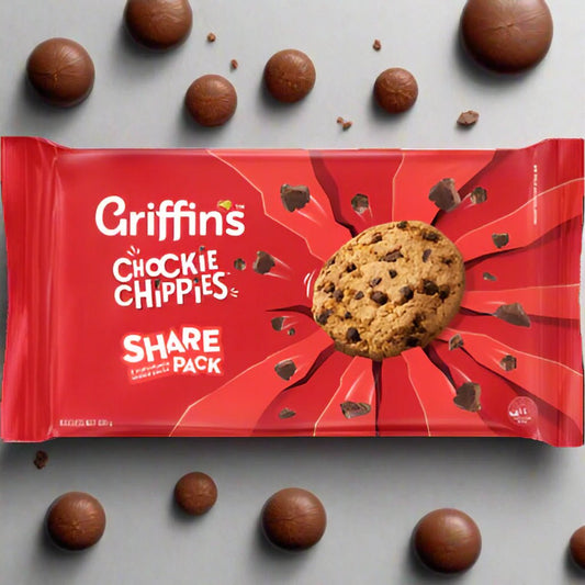 Griffins Chockie Chippies Twin Pack 320g x20 - Vinays Food - Griffins
