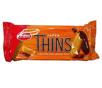 Griffins Jaffa Thins 180g x21 - Vinays Food - Griffins