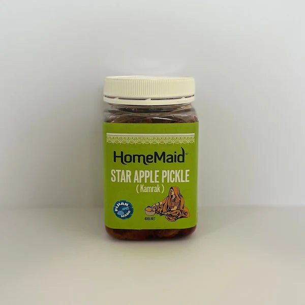 HomeMaid Star Apple Pickle - Kamrak 400g x 1 (Single Unit) - Vinays Food - Home Maid