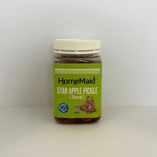 HomeMaid Star Apple Pickle - Kamrak 400g x24 (Carton) - Vinays Food - Home Maid