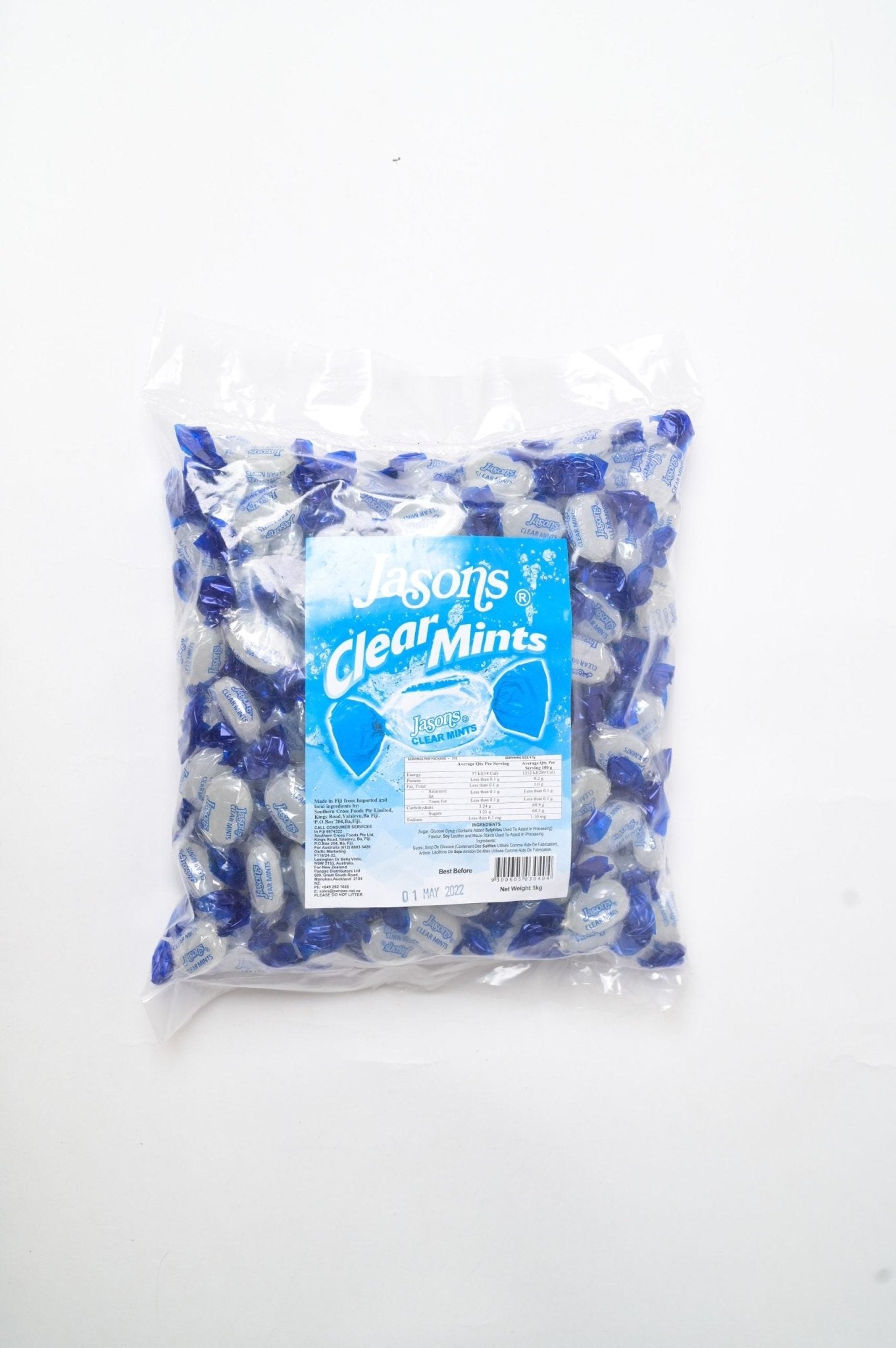 Jasons Clear Mint 200g x20 - Vinays Food - Jasons