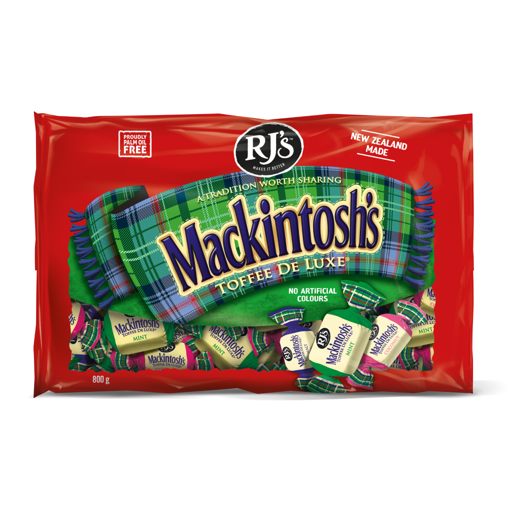 Mackintosh Toffees Deluxe 800g x12 - Vinays Food - Mackintosh