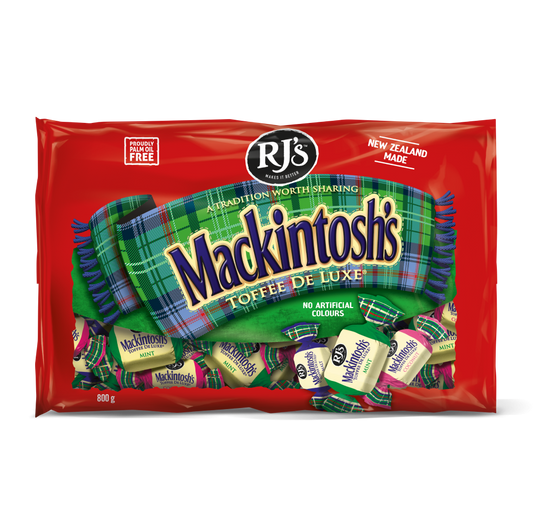Mackintosh Toffees Deluxe 800g x12 - Vinays Food - Mackintosh