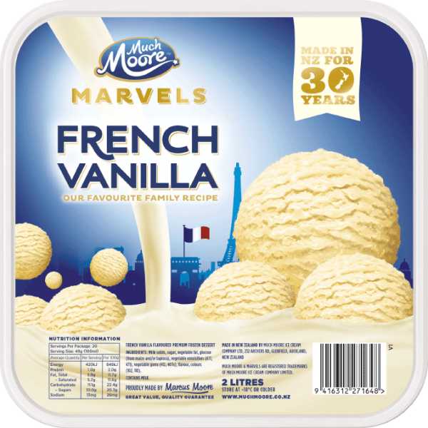 Much Moore Marvels French Vanilla 2L x9 - Vinays Food - Much Moore