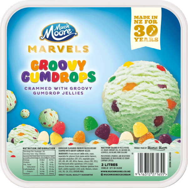 Much Moore Marvels Groovy Gumdrops 2L x9 - Vinays Food - Much Moore