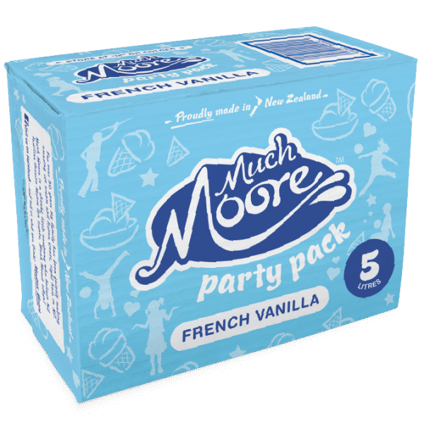 Much Moore Party Pack French Vanilla Board 5L x3 - Vinays Food - Much Moore