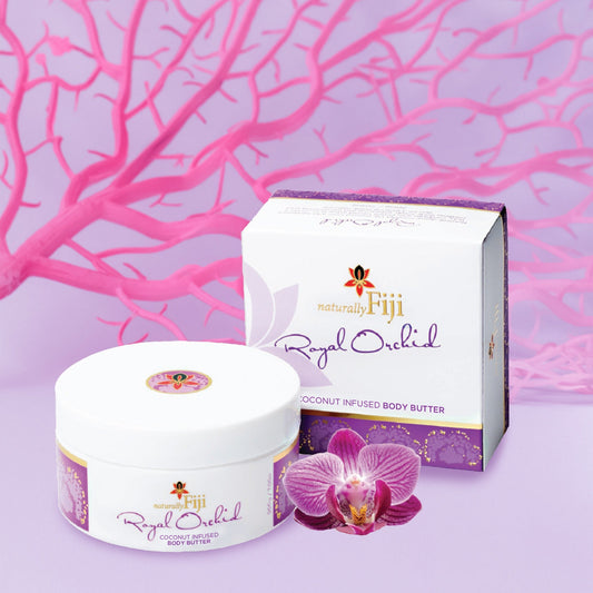 Naturally Fiji Body Butter Royal Orchid 200g x 1 - Vinays Food - Naturally Fiji
