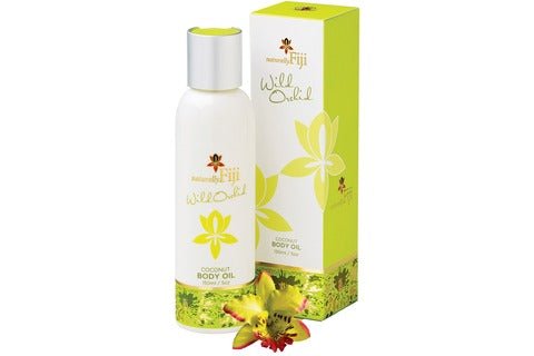 Naturally Fiji Coconut Body Oil Wild Orchid 150ml - Vinays Food - Naturally Fiji