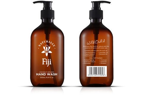 Naturally Fiji Coconut Infused Handwash 500ml x 1 (Single Unit) - Vinays Food - Naturally Fiji