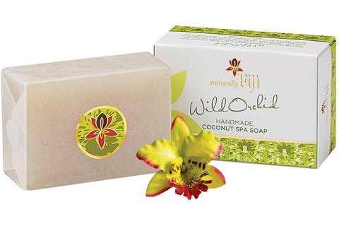 Naturally Fiji Coconut Spa Soap Wild Orchid 100g x 1 (Single Unit) - Vinays Food - Naturally Fiji