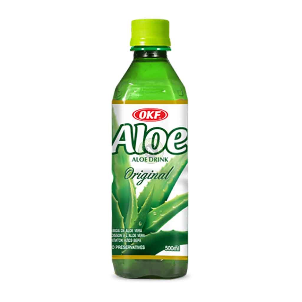 OKF Aloe Vera Drink Original 500ml x 20 - Vinays Food - OKF