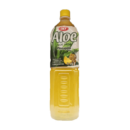 OKF Aloe Vera Drink Pineapple 1.5L x 12 - Vinays Food - OKF