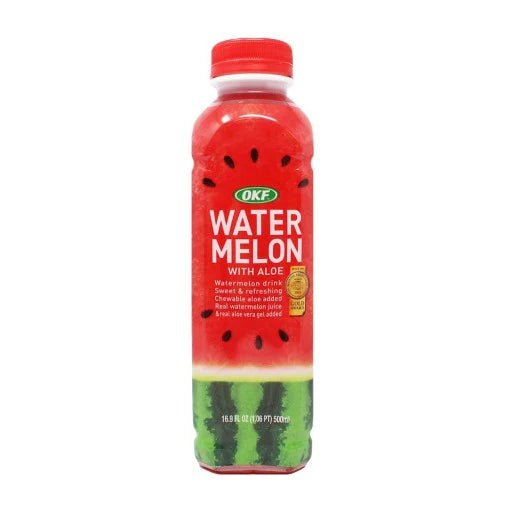 OKF Watermelon Drink with Aloe 500ml x 20 - Vinays Food - OKF