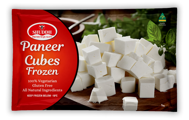 Shuddh Frozen Paneer Cubes 1Kg x7