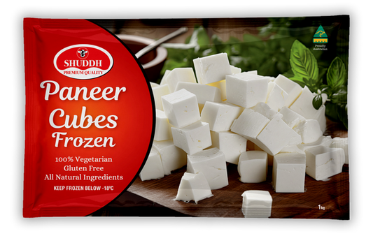 Shuddh Frozen Paneer Cubes 1Kg x7