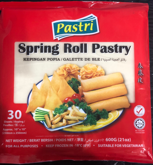 Pastri Springroll Pastry 30pcs x 20 pkts - Vinays Food - Pastri