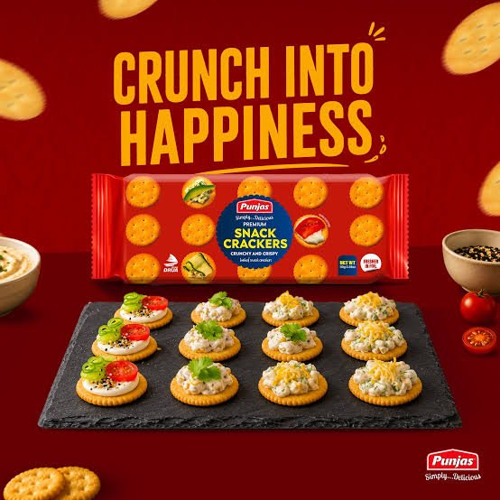 Punjas Snack Crackers 110g x20 - Vinays Food - Punjas