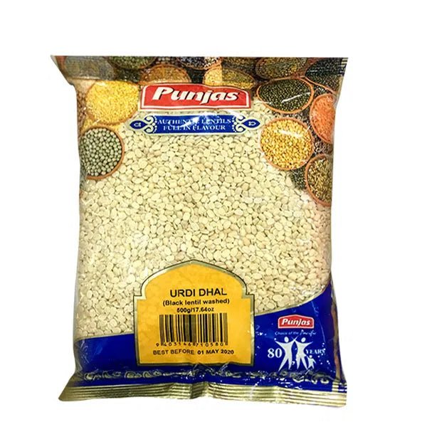 Punjas Urdi Dhal 500g x30 - Vinays Food - Punjas