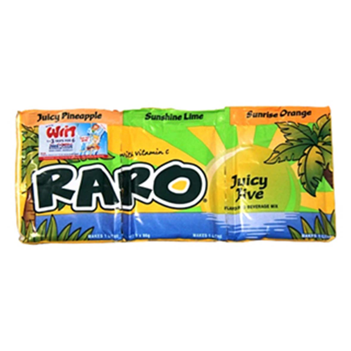 Raro Juicy Jive 3 x240g x30 - Vinays Food - Raro