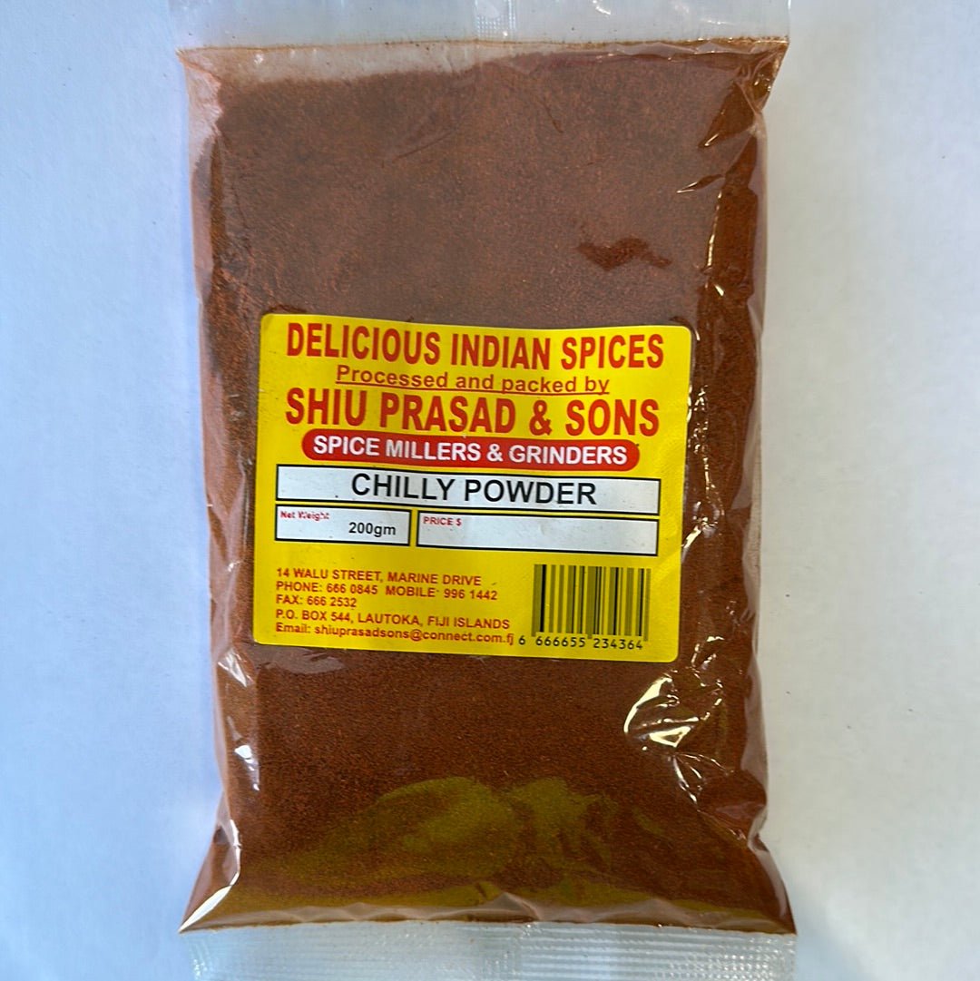 Shiu Prasad Chilli Powder 200g x10 - Vinays Food - Shiu Prasad