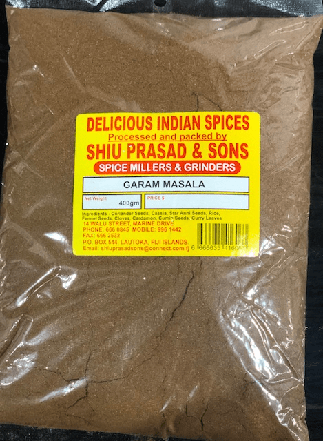Shiu Prasad Garam Masala 400g x12 - Vinays Food - Shiu Prasad