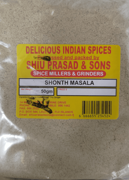 Shiu Prasad Shonth Masala 50g x12 - Vinays Food - Shiu Prasad