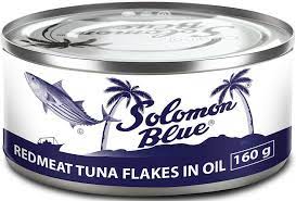 Solomon Blue Original Red Flakes Tuna in Soy Oil 400g x 24 - Vinays Food - Solomon Blue