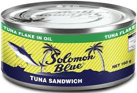 Solomon Blue Original Sandwich Flakes YF in Soy Oil 160g x 24 - Vinays Food - Solomon Blue