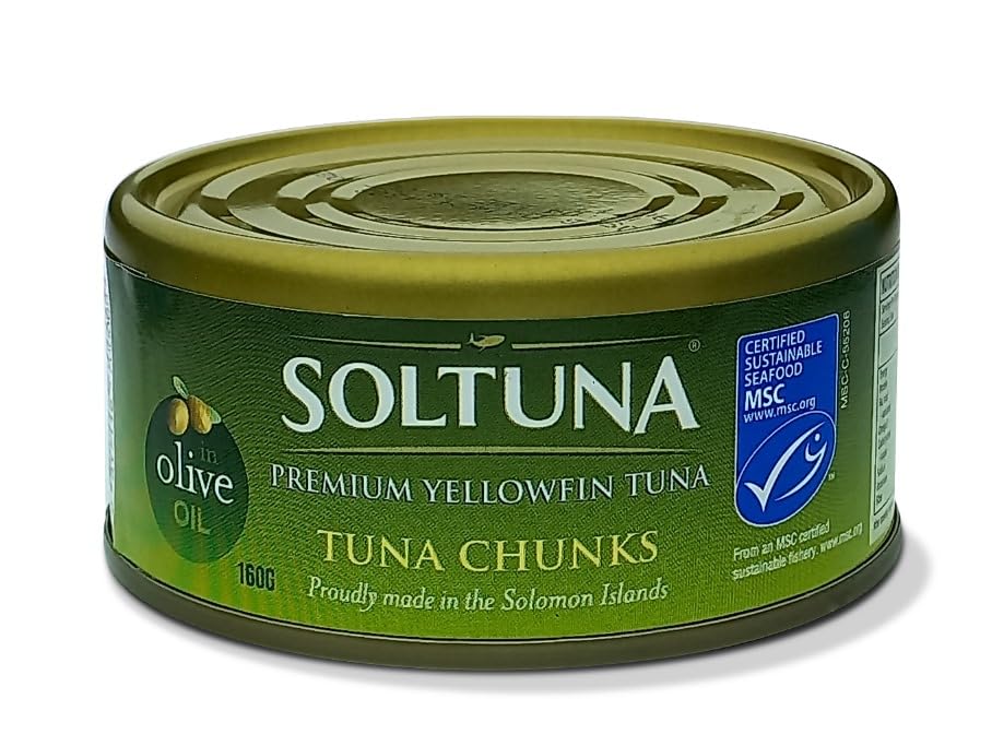 Soltuna Premium Chunk YF in Olive Oil 160g x 24 - Vinays Food - Soltuna