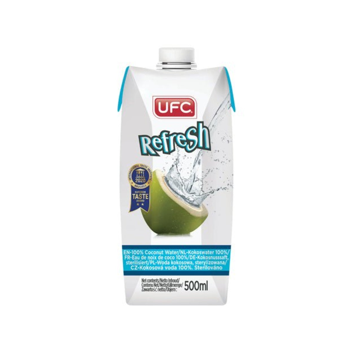 UFC Refresh 100% Coconut Water 500ml x12