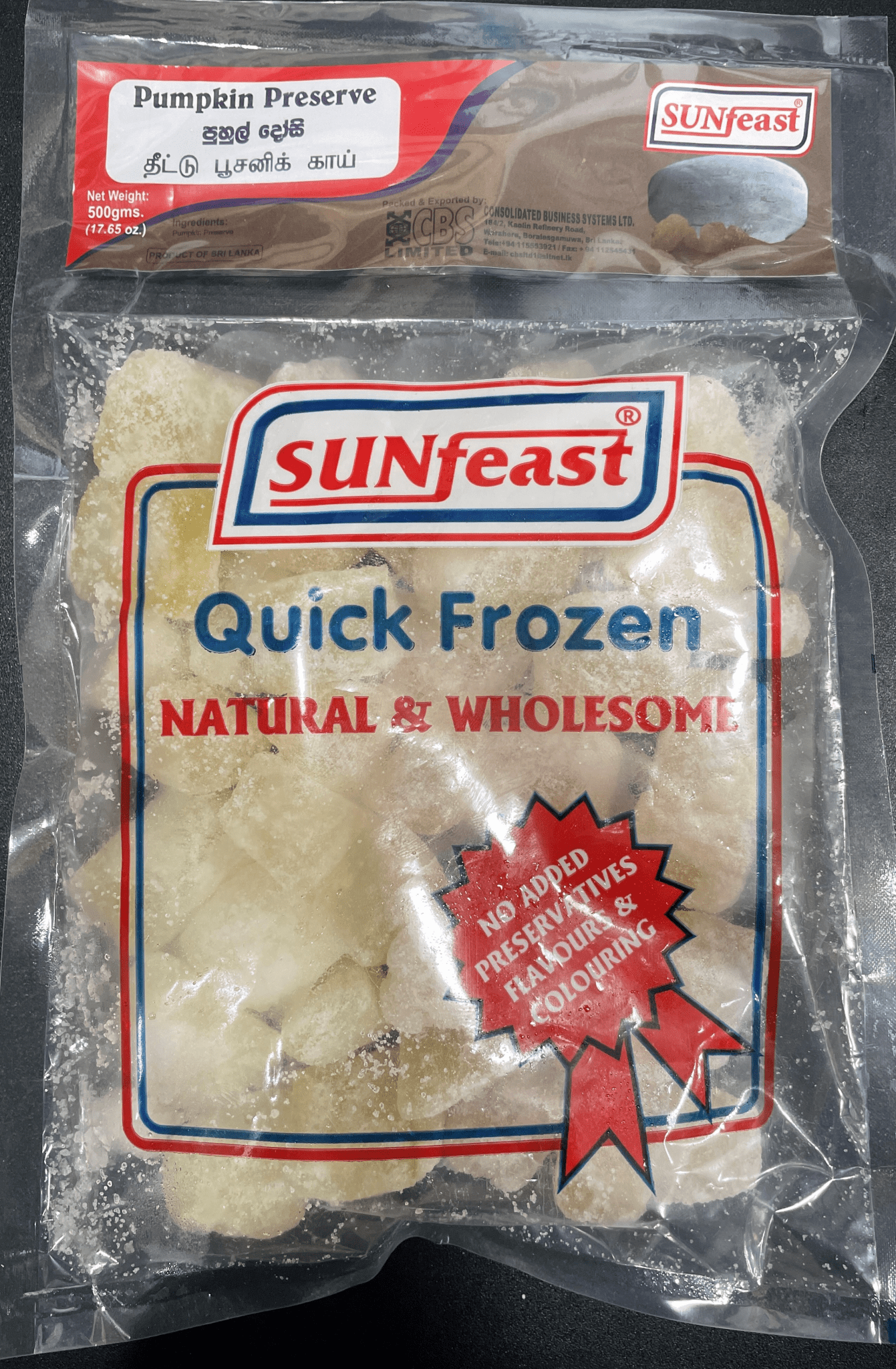 Sunfeast Pumpkin Preserve 500g x12 - Vinays Food - Sunfeast