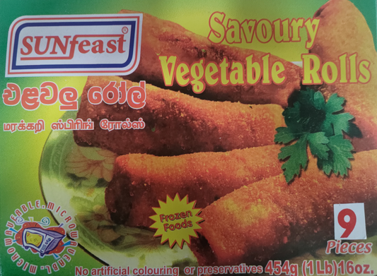 Sunfeast Savoury Rolls - Vegetable 454g x12 - Vinays Food - Sunfeast