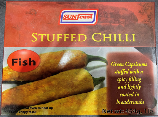 Sunfeast Stuffed Chilli Fish 454g x12 - Vinays Food - Sunfeast