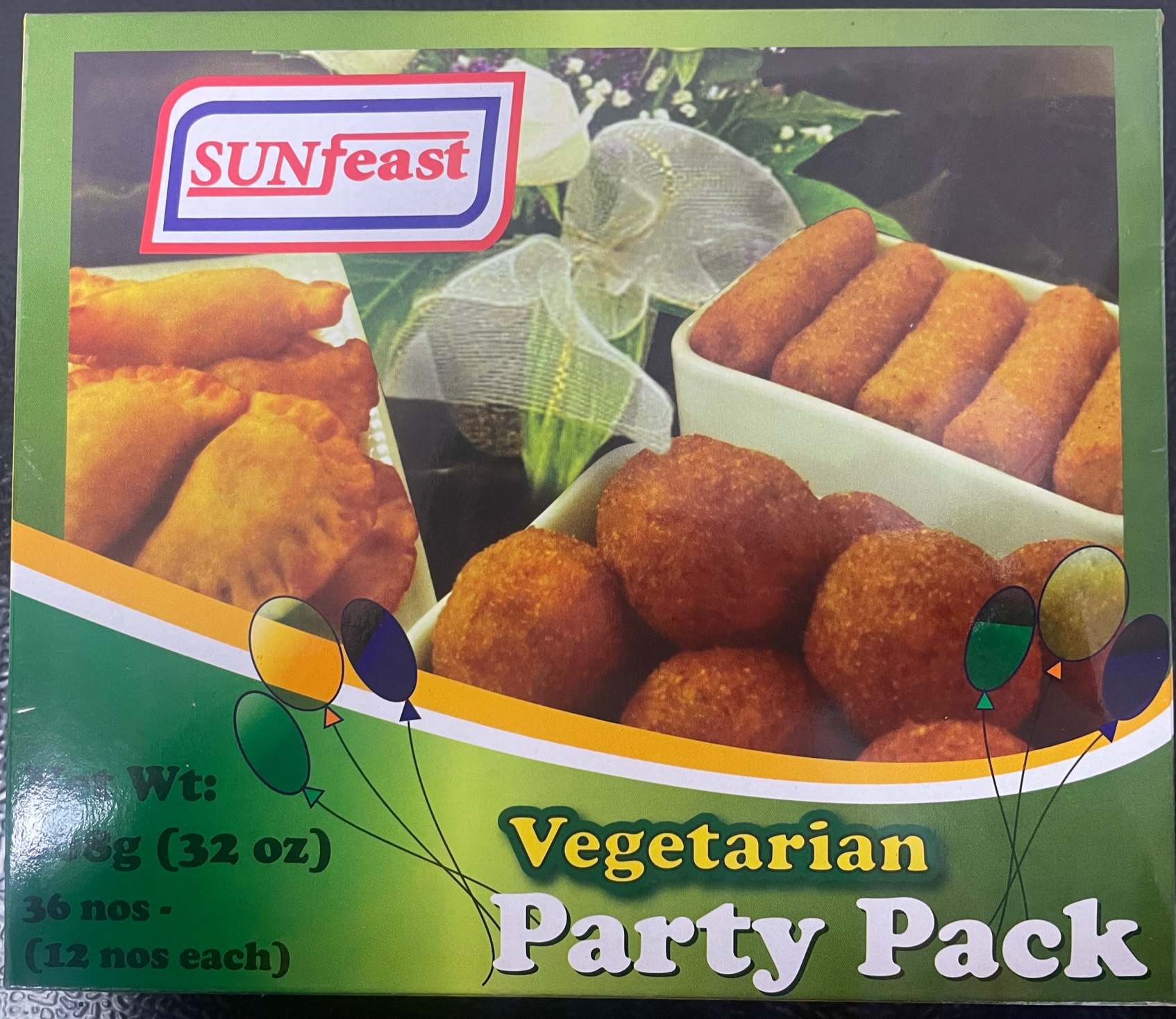 Sunfeast Vegetable Party Pack 36pcs 908g x12 - Vinays Food - Sunfeast