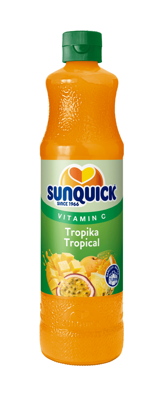 Sunquick Tropical 700ml x6 - Vinays Food - Sunquick