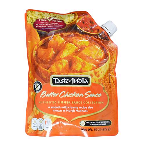Taste of India Butter Chicken Sauce 425g x6x4 - Vinays Food - Taste of India