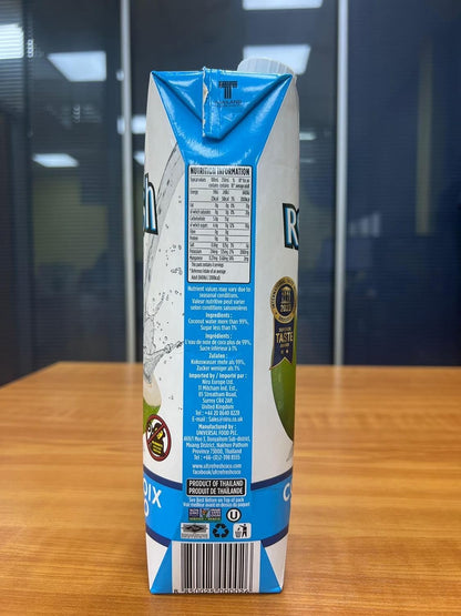 UFC Refresh 100% Coconut Water 1L x12 - Vinays Food - UFC Universal Food Public Co Ltd