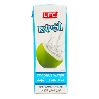 UFC Refresh 100% Coconut Water 250ml x8x3 - Vinays Food - UFC Universal Food Public Co Ltd