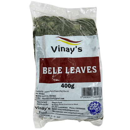 Vinay's Bele Leaves 400g x 30 - Vinays Food - Vinay's