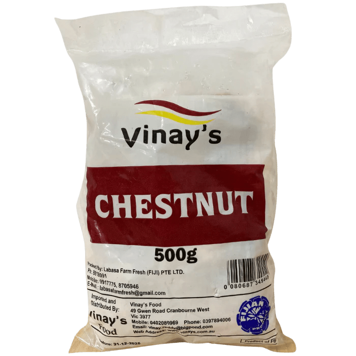Vinay's Chestnut 500g x 24 - Vinays Food - Vinay's
