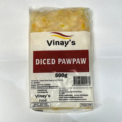 Vinay's Diced Pawpaw 500g x 24 - Vinays Food - Vinay's
