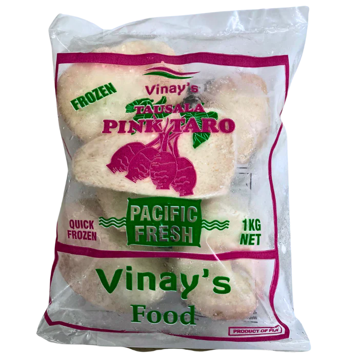Vinay's Pink Taro Tausala 12kg box (12 x 1 kg packets) - Vinays Food - Vinay's