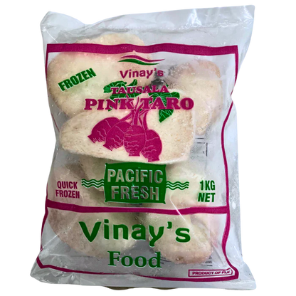 Vinay's Pink Taro Tausala 12kg box (12 x 1 kg packets) - Vinays Food - Vinay's