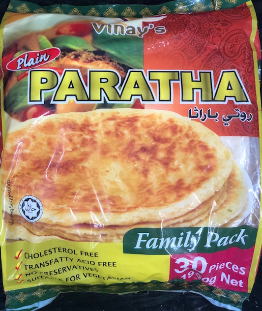 Vinay's Plain Paratha 30pcs x 6pkts - Vinays Food - Vinay's