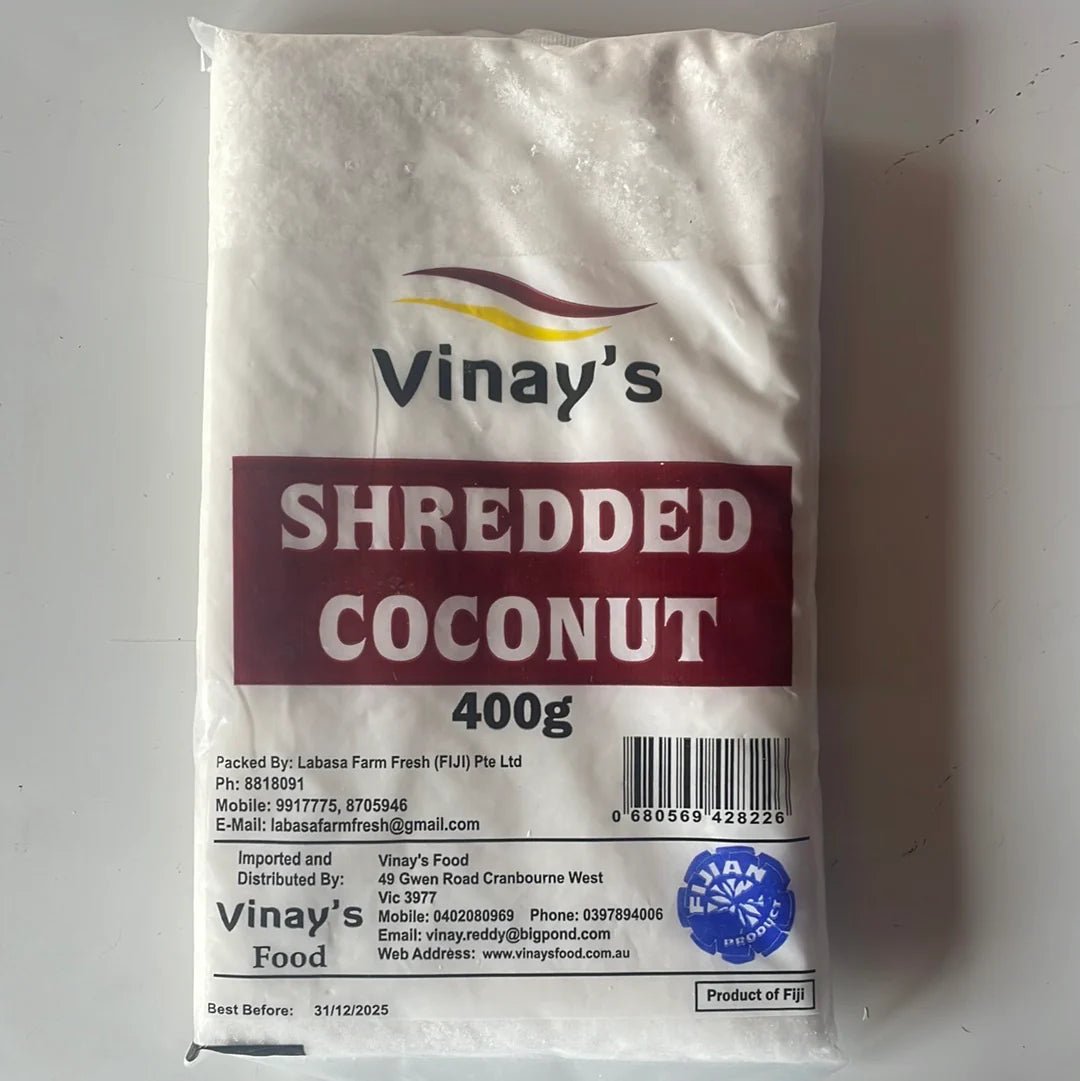 Vinay's Shredded Coconut 400g x 24 - Vinays Food - Vinay's